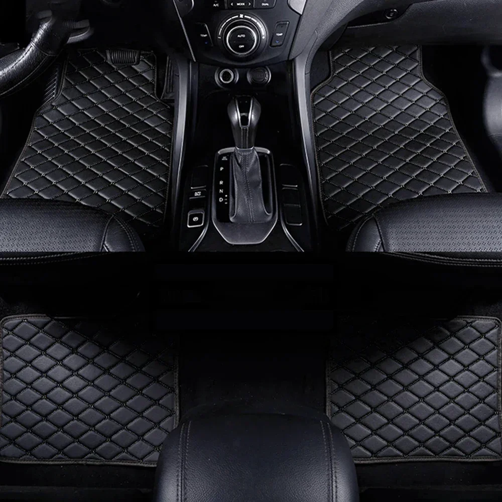 Car Floor Mats Universal Waterproof Leather - Car Floor Mats 4PCS Universal PU