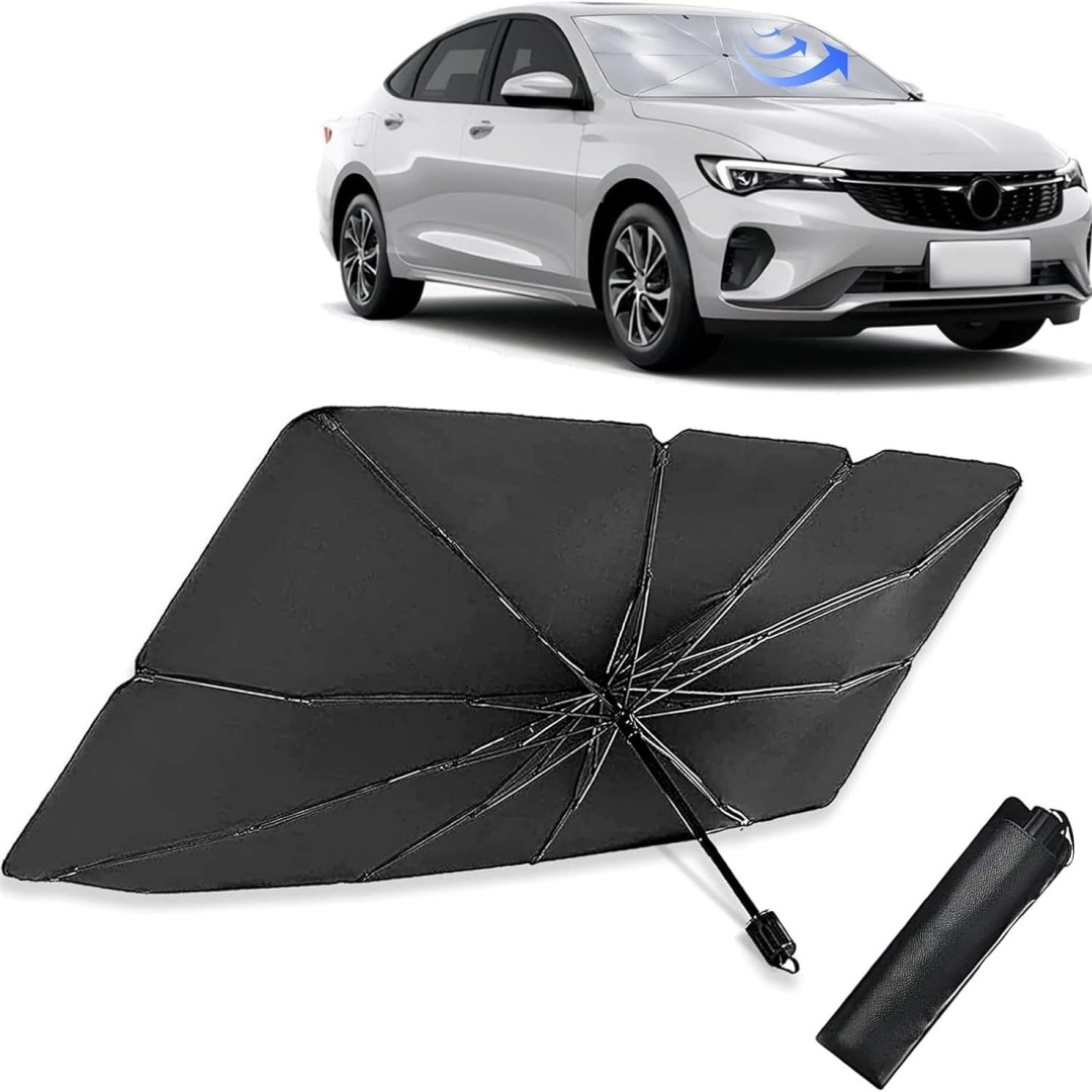Windshield Sun Shade Umbrella, - Car Sunshade Windshield Umbrella Foldable 评论和价格