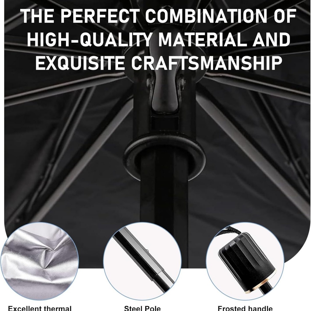 Windshield Sun Shade Umbrella, - Car Sunshade Windshield Umbrella Foldable 评论和价格
