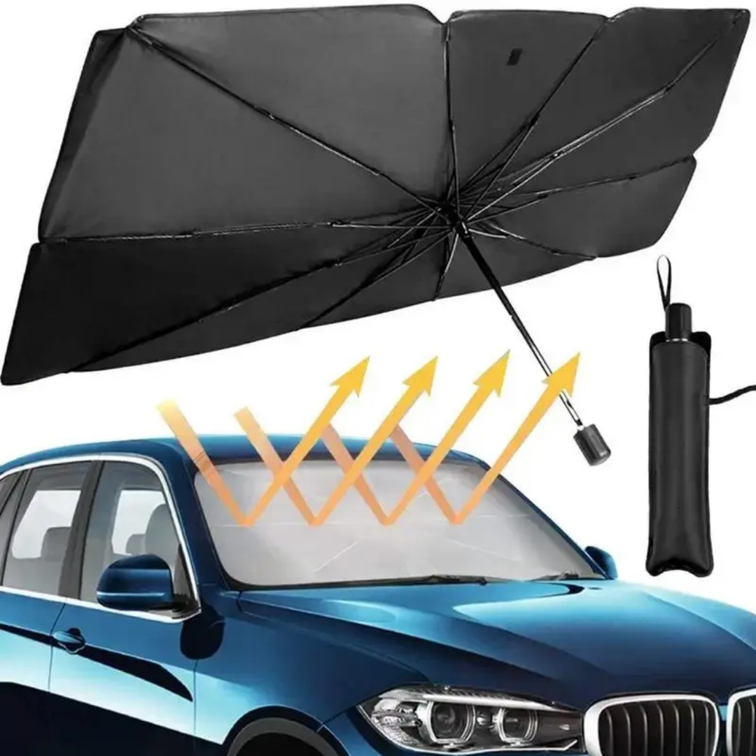 Windshield Sun Shade Umbrella, - Car Sunshade Windshield Umbrella Foldable 评论和价格