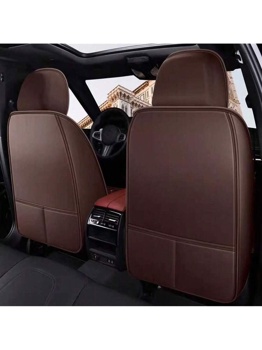 PU Leather Car Seat Cover Fron - Leather Car Seat Covers Full Set Universal 评论和价格