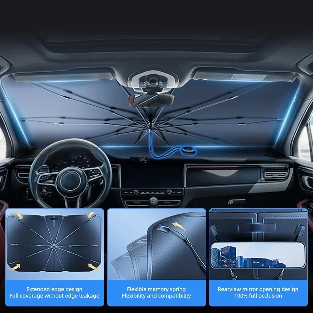 Car Windshield Sunshade Foldab - Car Sunshade Windshield Umbrella Foldable 评论和价格