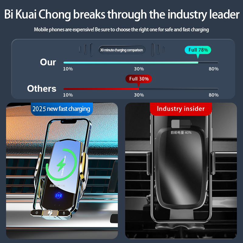 Car Wireless Charger Magnetic  - Magnetic Phone Holder For Car Vent 评论和价格