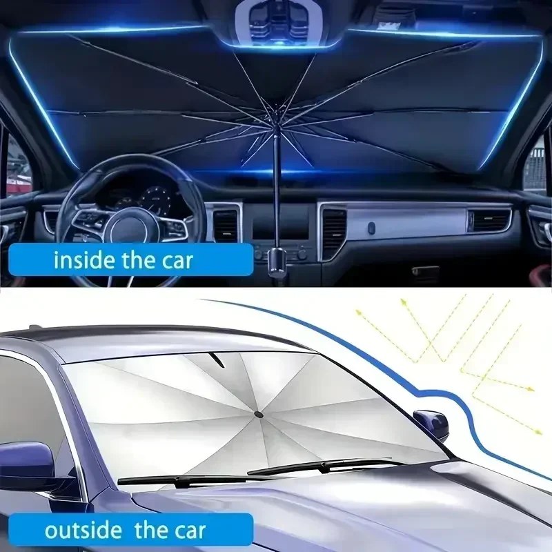 Car Sunshade Windshield Umbrel - Car Sunshade Windshield Umbrella Foldable 评论和价格