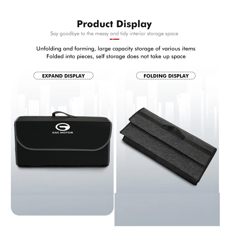 For GAC MOTOR Foldable Felt Ca - Car Trunk Organizer Foldable Storage Box 评论和价格