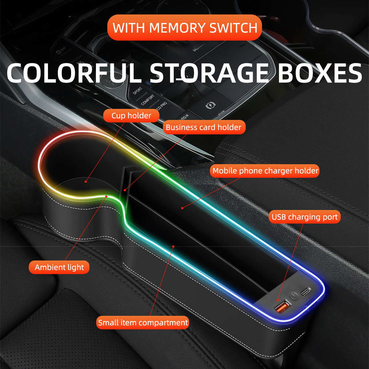 Car Seat Gap Filler Cup Holder - Seat Gap Filler Organizer With Usb Charger 评论和价格