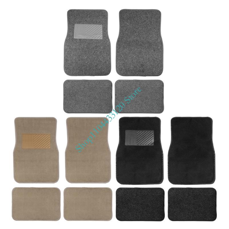 0XXD 4PCS Universal Car Floor  - Car Floor Mats Universal Waterproof Leather 评论和价格