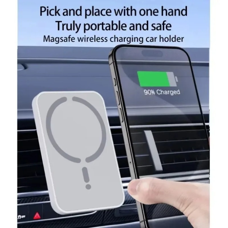 Magnetic Car Wireless Charger  - Magnetic Phone Holder For Car Vent 评论和价格