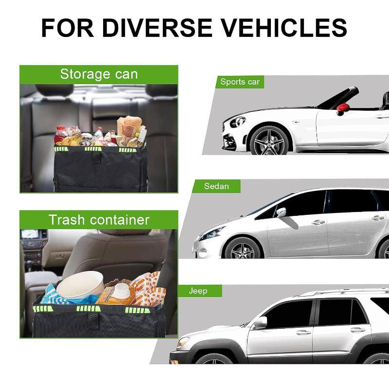 Foldable Car Trash Can With St - Waterproof Car Trash Can With Lid 评论和价格