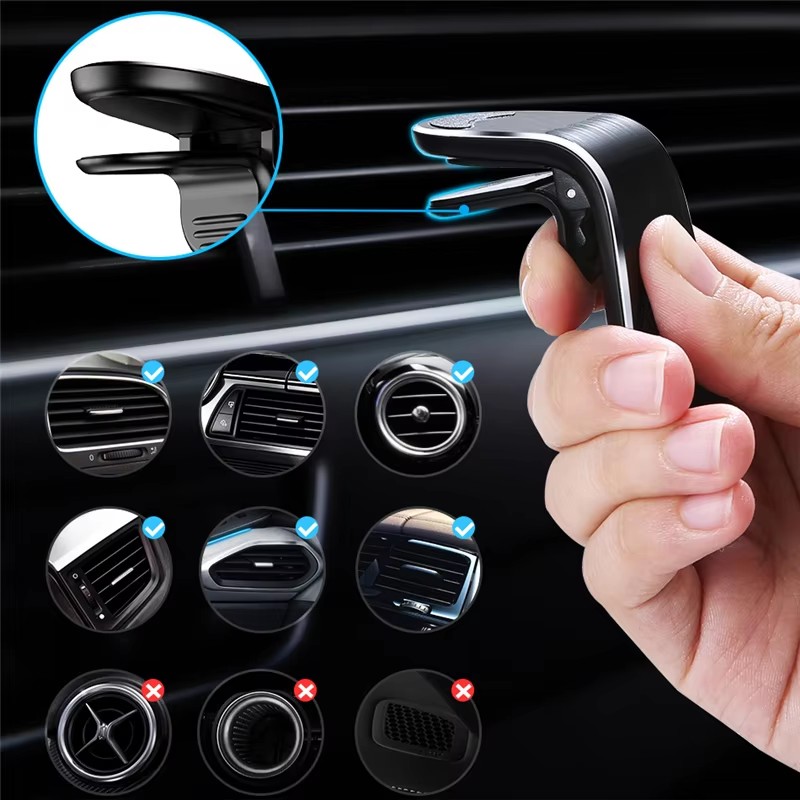 Magnetic Car Phone Holder Air  - Magnetic Phone Holder For Car Vent 评论和价格