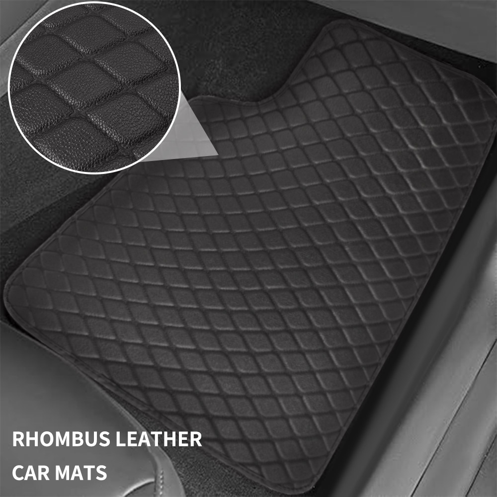 Universal 5Pcs Leather Car Flo - Car Floor Mats Universal Waterproof Leather 评论和价格