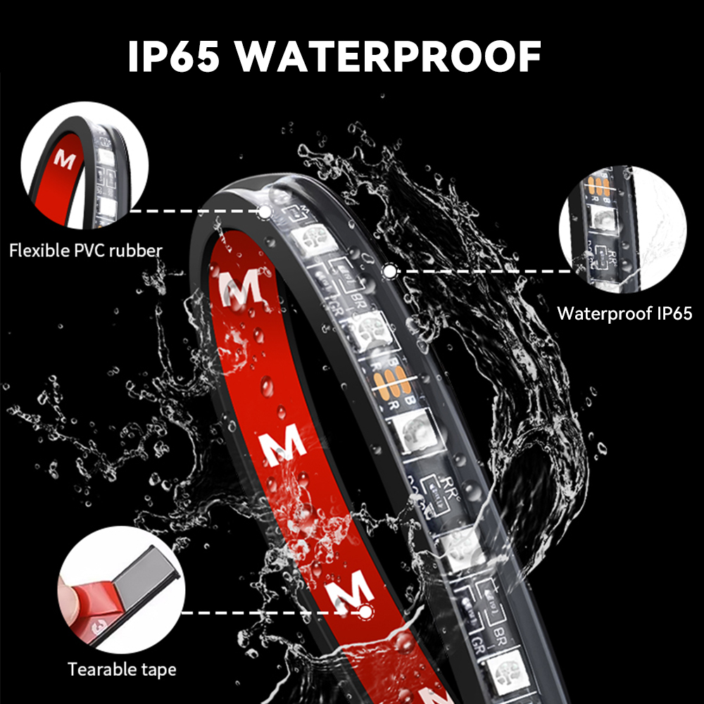 Multi-mode RGB Neon Car Interi - Led Ambient Interior Car Lights App Control 评论和价格