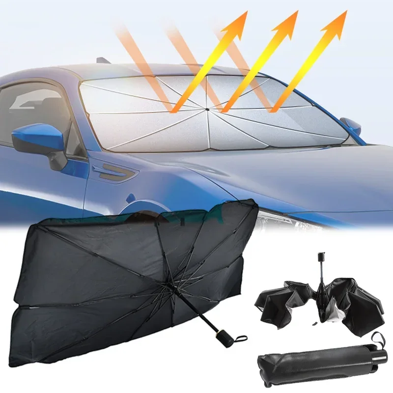 Car Windshield Sun Shade, Fold - Car Sunshade Windshield Umbrella Foldable 评论和价格