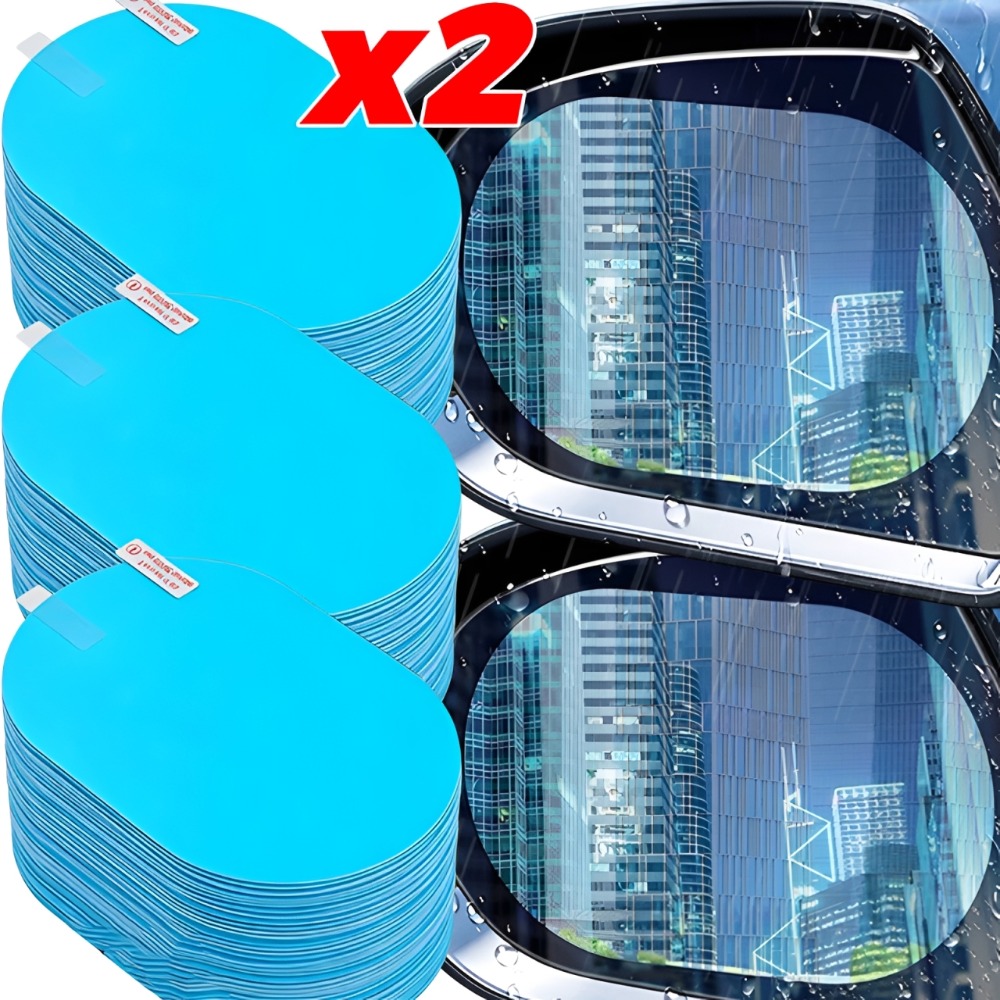 2/1pcs Universal Anti-Fog Anti - Anti Glare Car Rearview Mirror Film 评论和价格