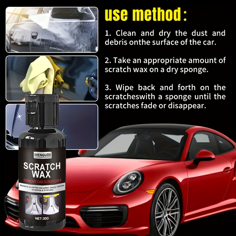 1 Piece of 30g Car Scratch Rep - Car Scratch Repair Polishing Wax Paste 评论和价格