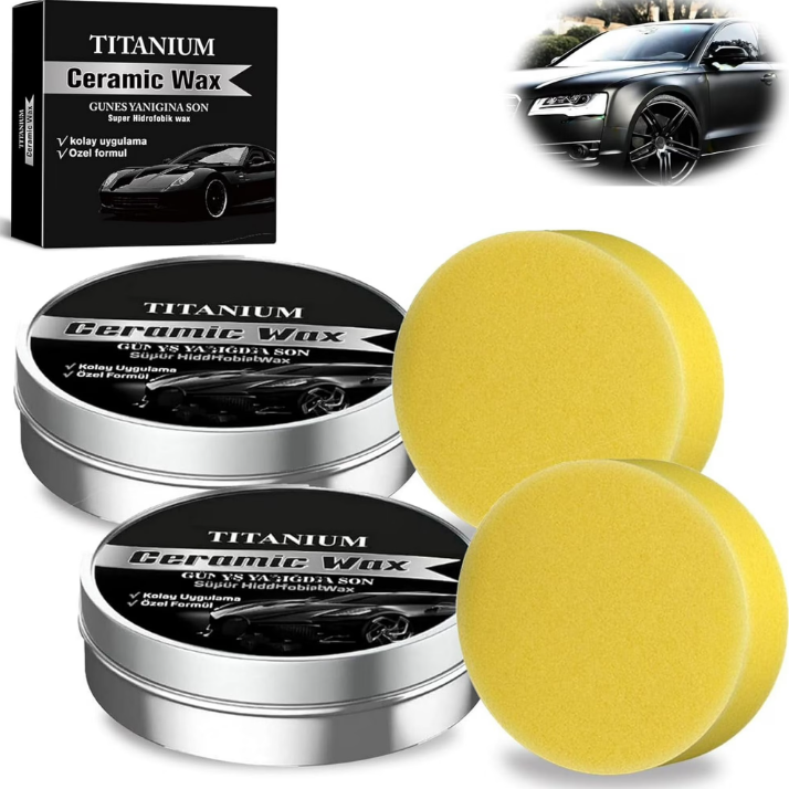Titanium Ceramic Wax Car Coati - Car Scratch Repair Polishing Wax Paste 评论和价格