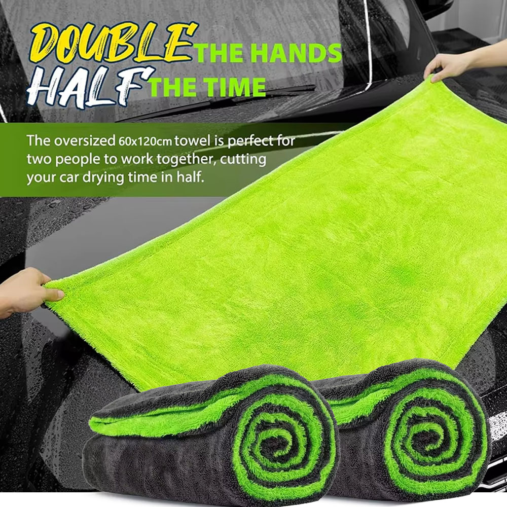 Ultra Thick Microfiber Car Was - Microfiber Car Drying Towel Super Absorbent 评论和价格