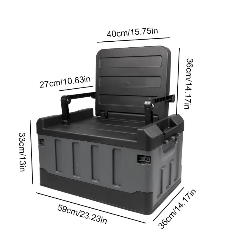 Large Foldable Storage Box Por - Car Trunk Organizer Foldable Storage Box 评论和价格