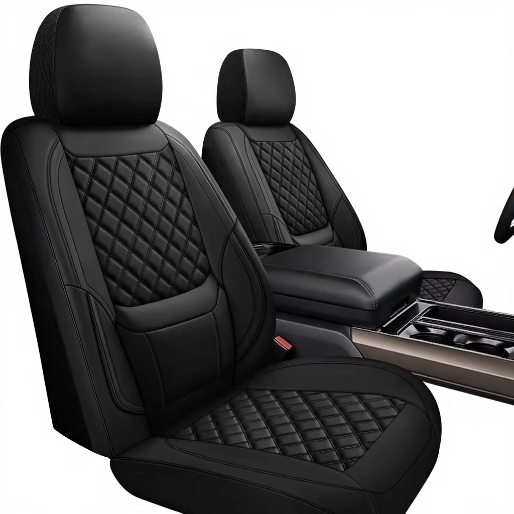 Wholesale Universal Faux Leath - Leather Car Seat Covers Full Set Universal 评论和价格
