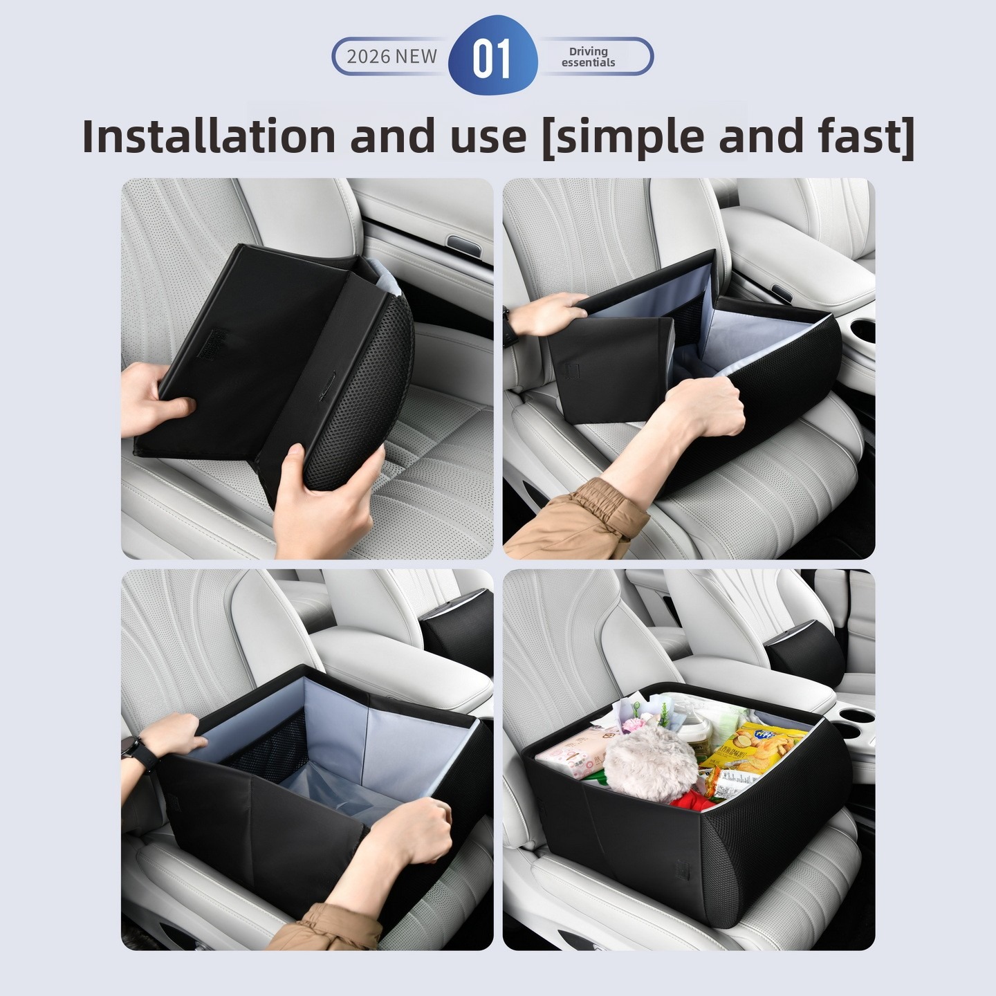 2-in-1 Multifunctional Car Sea - Car Trunk Organizer Foldable Storage Box 评论和价格