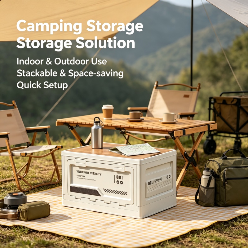 Outdoor Storage Box Camping Fo - Car Trunk Organizer Foldable Storage Box 评论和价格