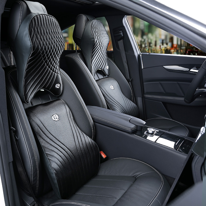 Memory Foam Car Pillow Set Pre - Memory Foam Car Neck Pillow Lumbar Support 评论和价格