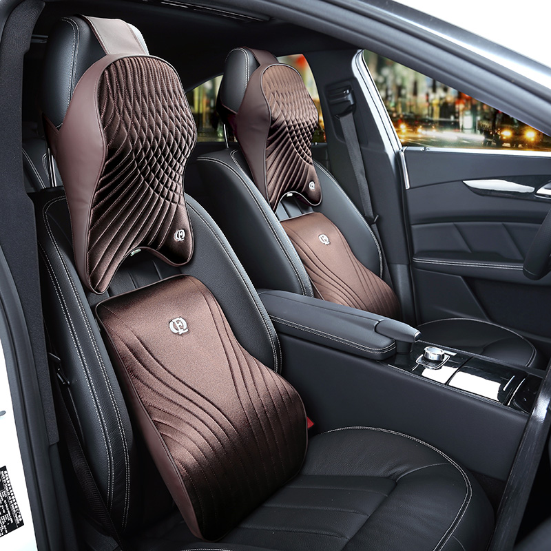 Memory Foam Car Pillow Set Pre - Memory Foam Car Neck Pillow Lumbar Support 评论和价格