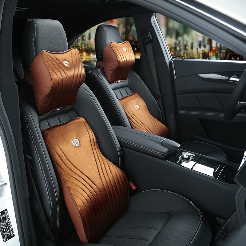 Memory Foam Car Pillow Set Pre - Memory Foam Car Neck Pillow Lumbar Support 评论和价格