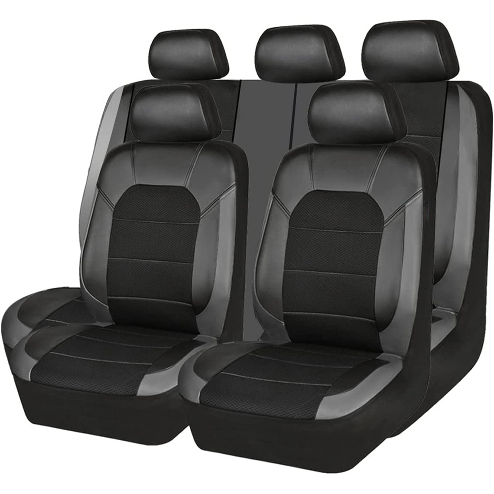 9 Pieces/set Car Seat Cover Ca - Leather Car Seat Covers Full Set Universal 评论和价格