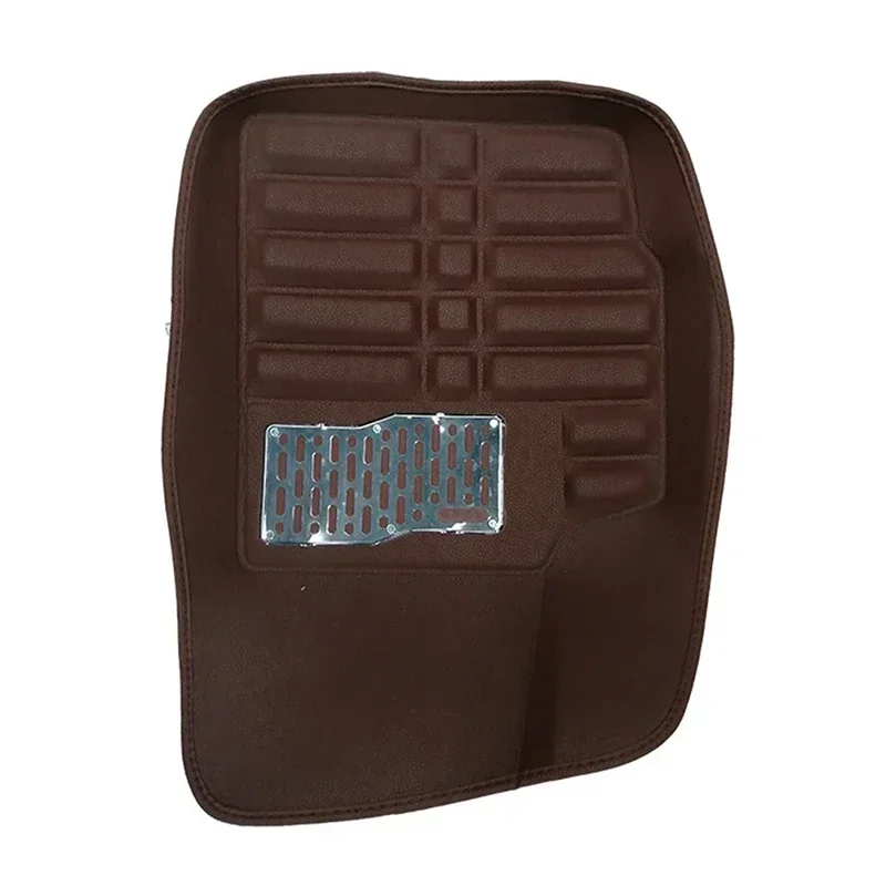 5pcs Premium Easy Clean Waterp - Car Floor Mats Universal Waterproof Leather 评论和价格