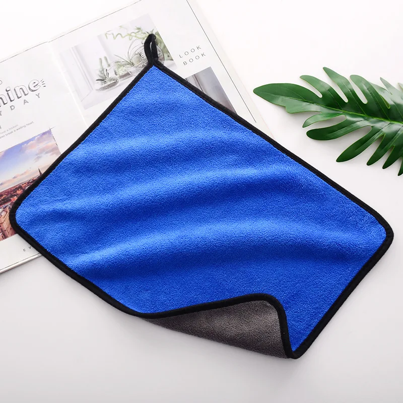 Microfiber Cleaning Towel Extr - Microfiber Car Drying Towel Super Absorbent 评论和价格