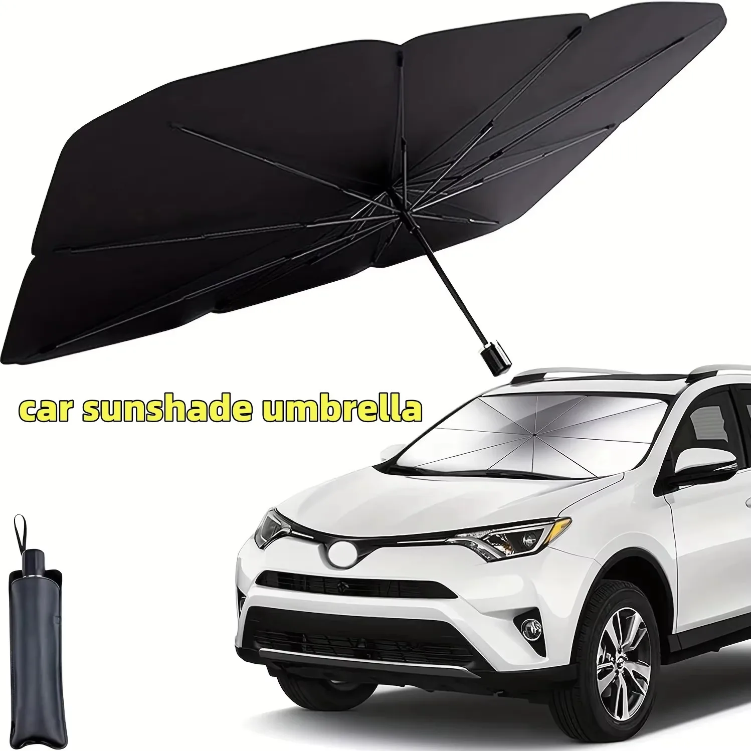 Multi Purpose Convenient Folda - Car Sunshade Windshield Umbrella Foldable 评论和价格