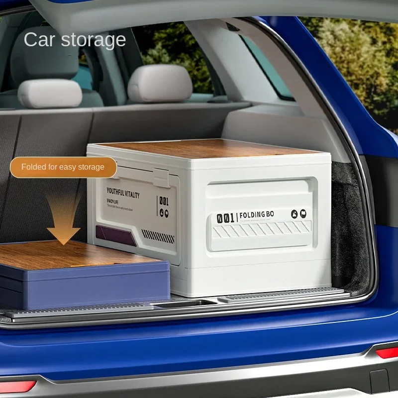 Outdoor Storage Box Camping Fo - Car Trunk Organizer Foldable Storage Box 评论和价格