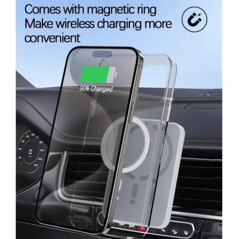 30W Magnetic Car Wireless Char - Magnetic Phone Holder For Car Vent 评论和价格