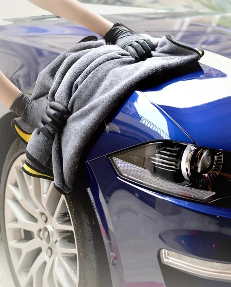 Microfiber Cleaning Towel Supe - Microfiber Car Drying Towel Super Absorbent 评论和价格