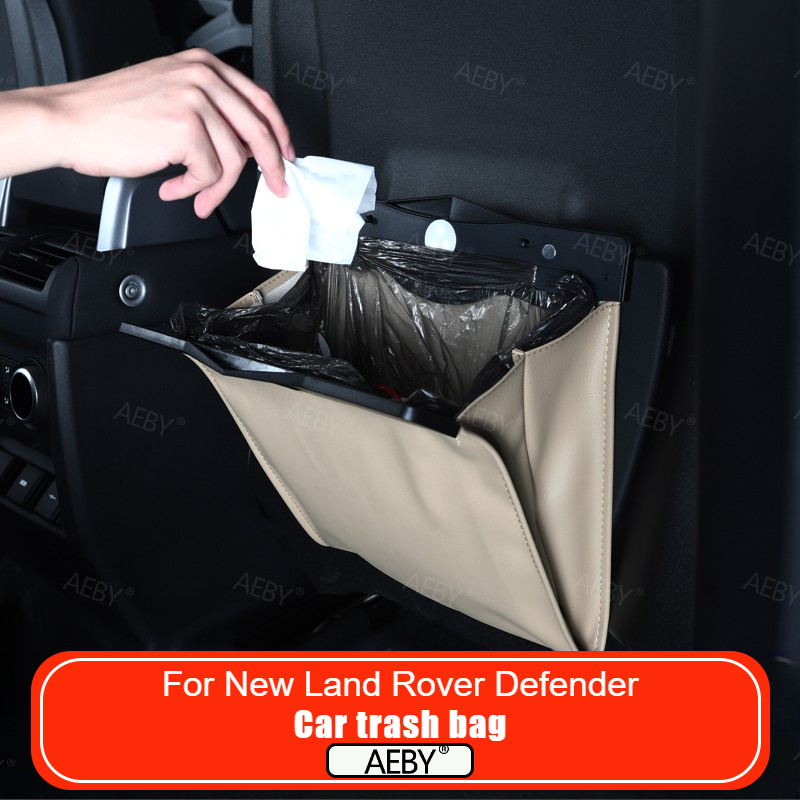 For New Land Rover Defender 90 - Waterproof Car Trash Can With Lid 评论和价格