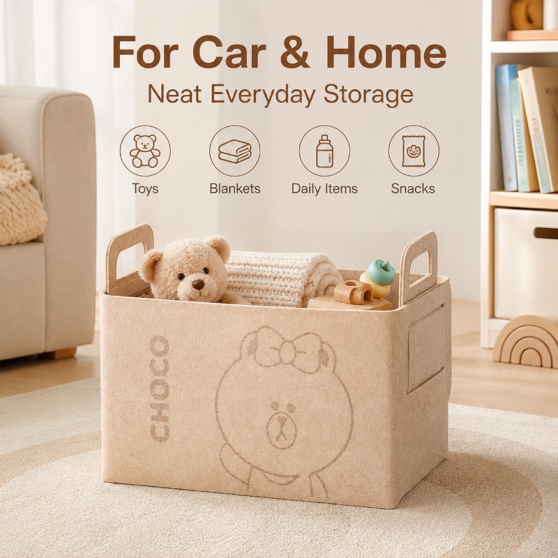 20L Large Felt Trunk Organizer - Car Trunk Organizer Foldable Storage Box 评论和价格