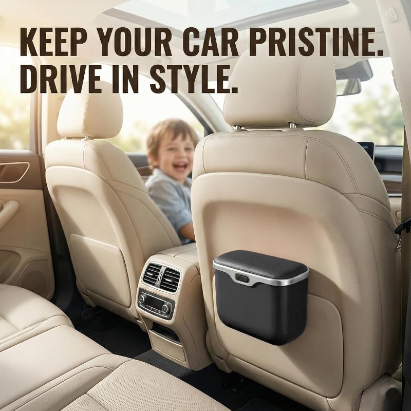 Car Trash Can with Lid  Leakpr - Waterproof Car Trash Can With Lid 评论和价格