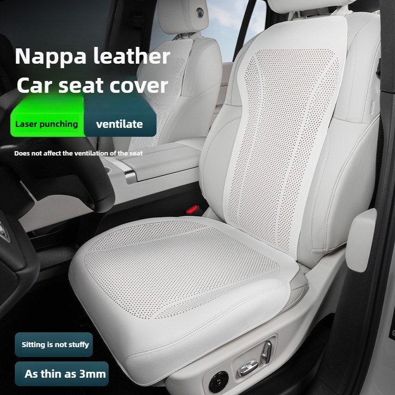 Breathable Nappa Leather Car S - Leather Car Seat Covers Full Set Universal 评论和价格
