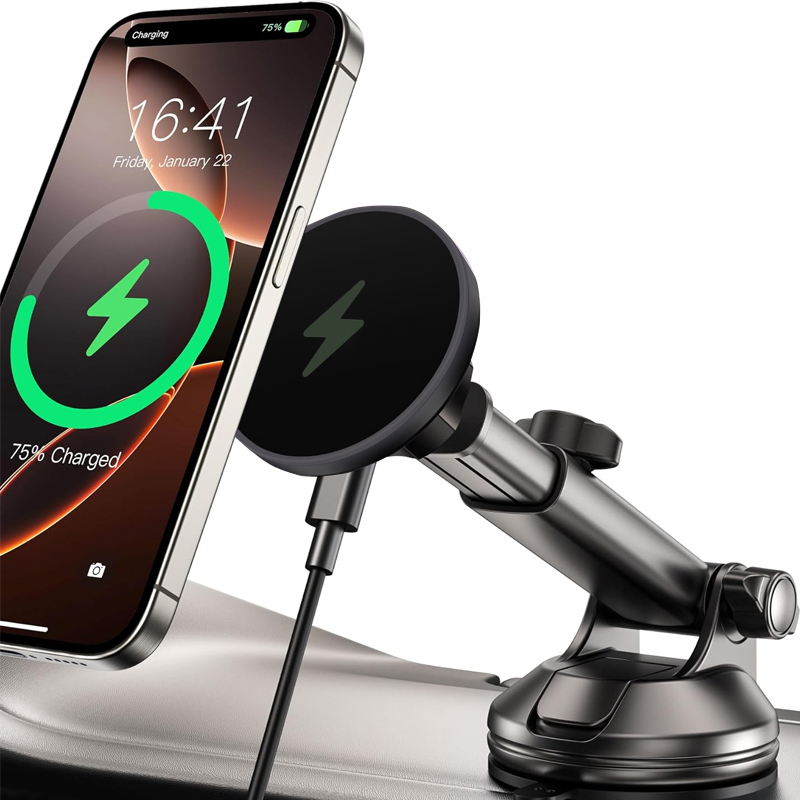 UYUXIO 15W Fast Charging Winds - Wireless Car Charger Mount Fast Charging 评论和价格