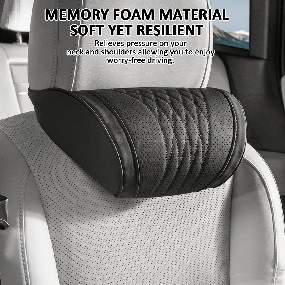 Luxurious Memory Foam Car Head - Memory Foam Car Neck Pillow Lumbar Support 评论和价格