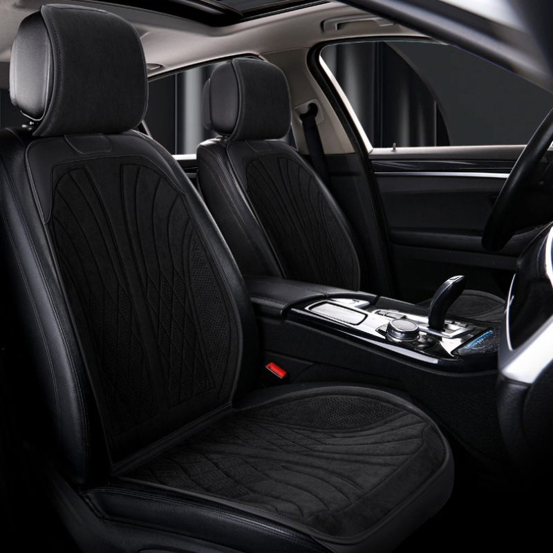 Luxury Suede Leather Car Seat  - Leather Car Seat Covers Full Set Universal 评论和价格