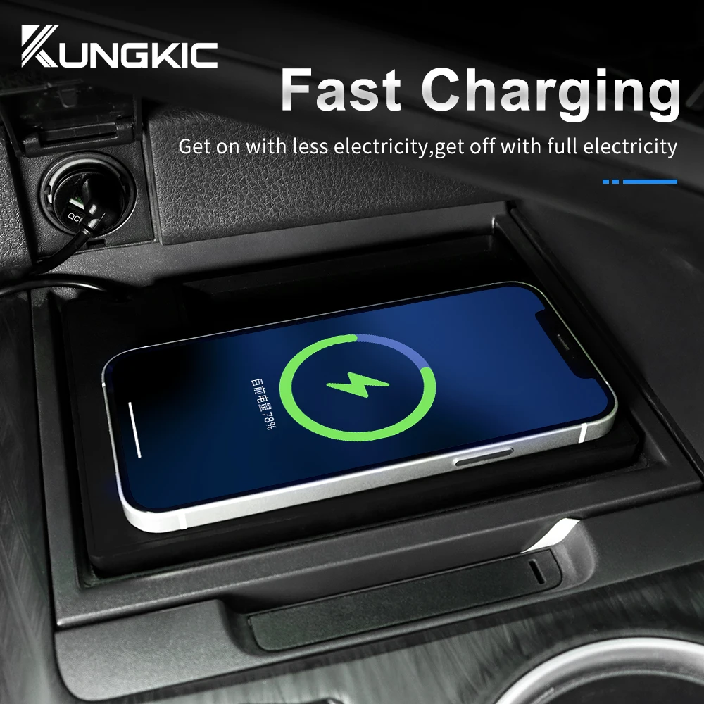 For Toyota Camry 70 XV70 2018  - Wireless Car Charger Mount Fast Charging 评论和价格
