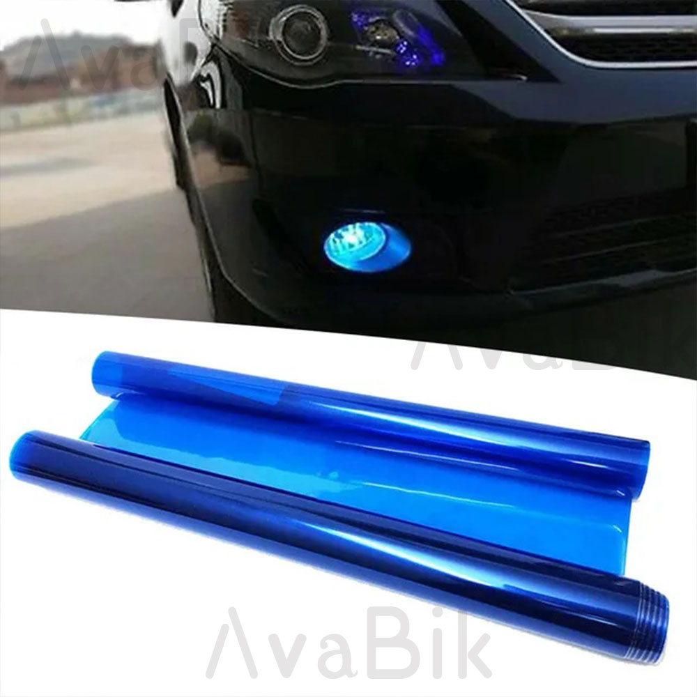 30CM Car Headlight Blue Tint F - Anti Glare Car Rearview Mirror Film 评论和价格