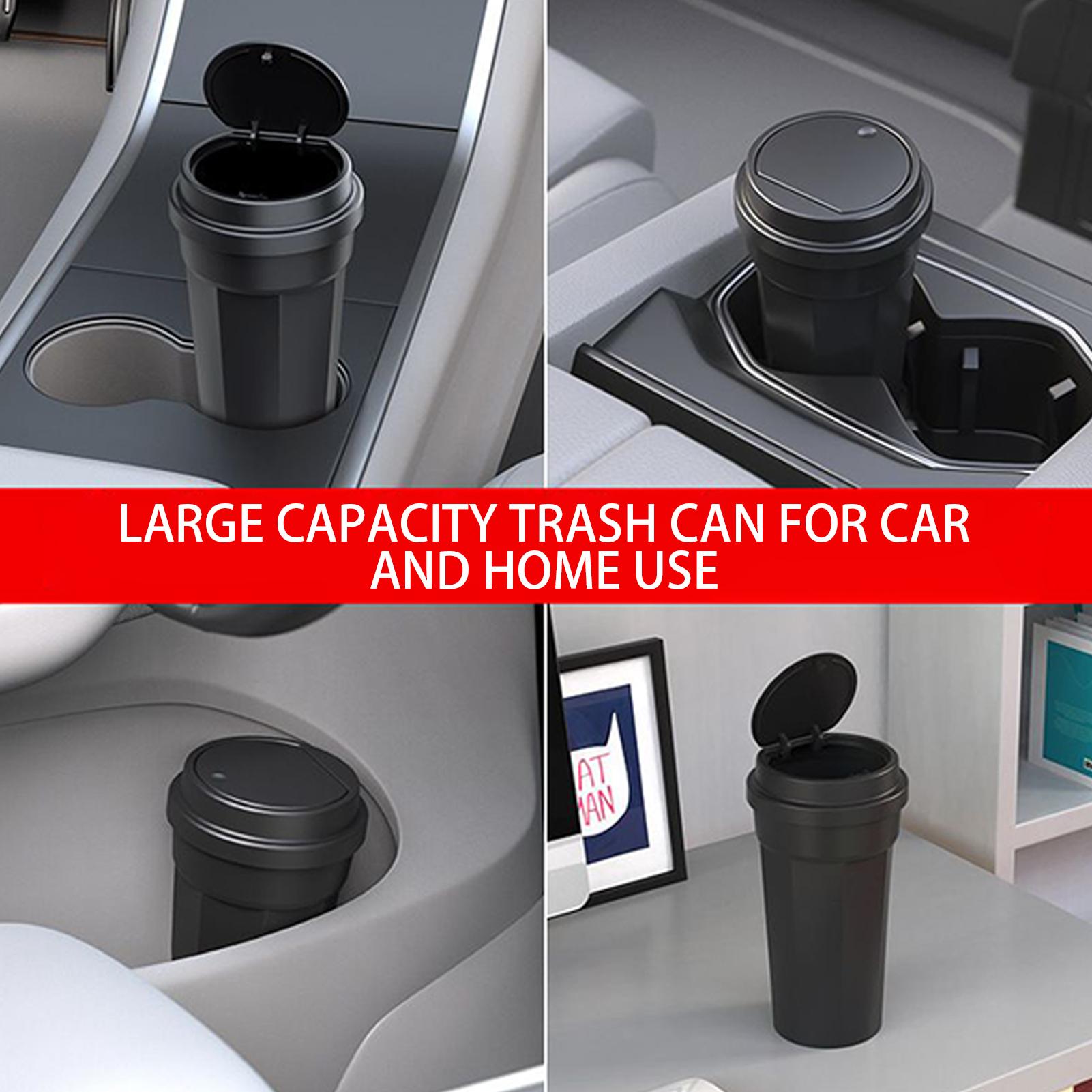 Car Garbage Can Cup Holder Mul - Waterproof Car Trash Can With Lid 评论和价格