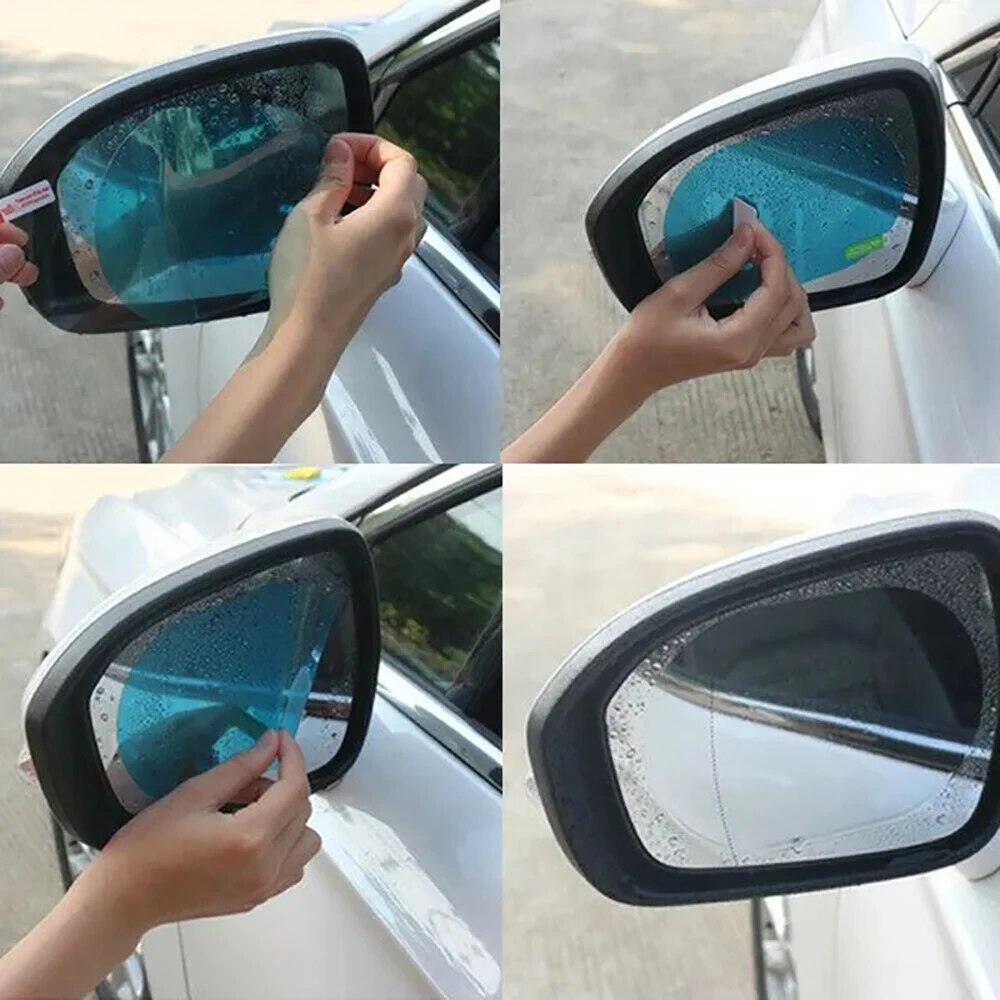 2pcs Universal Anti-Fog Anti-g - Anti Glare Car Rearview Mirror Film 评论和价格