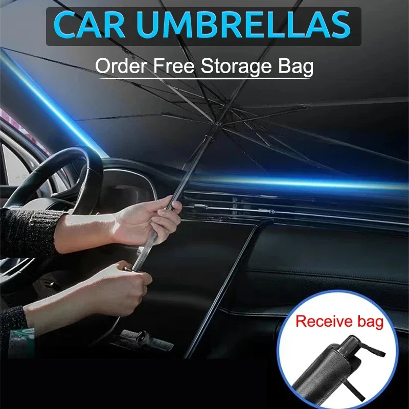 Foldable Car Windshield Sunsha - Car Sunshade Windshield Umbrella Foldable 评论和价格