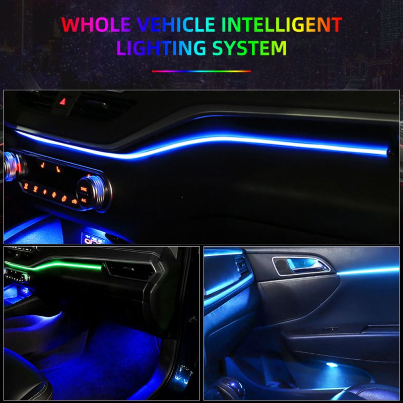 LED Car Interior Ambient Light - Led Ambient Interior Car Lights App Control 评论和价格