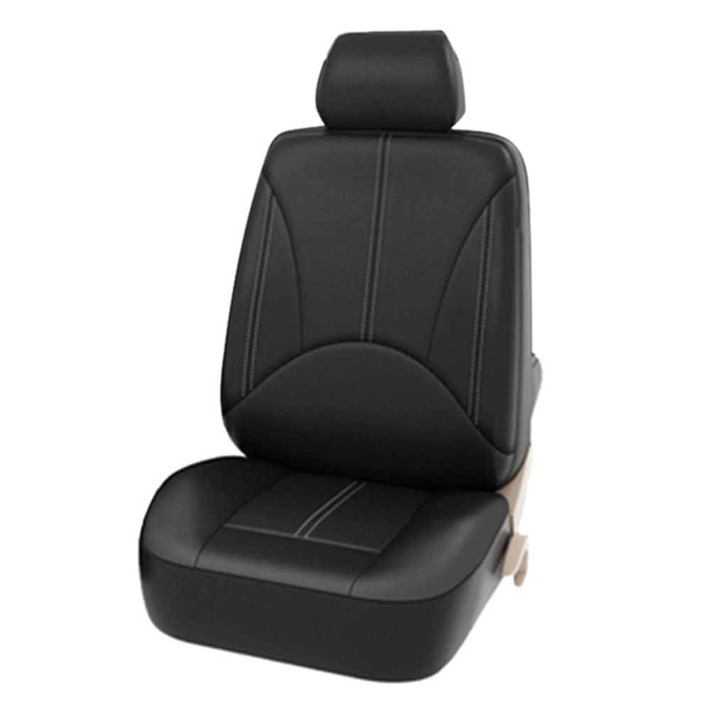 Four Seasons PU Leather Car Se - Leather Car Seat Covers Full Set Universal 评论和价格