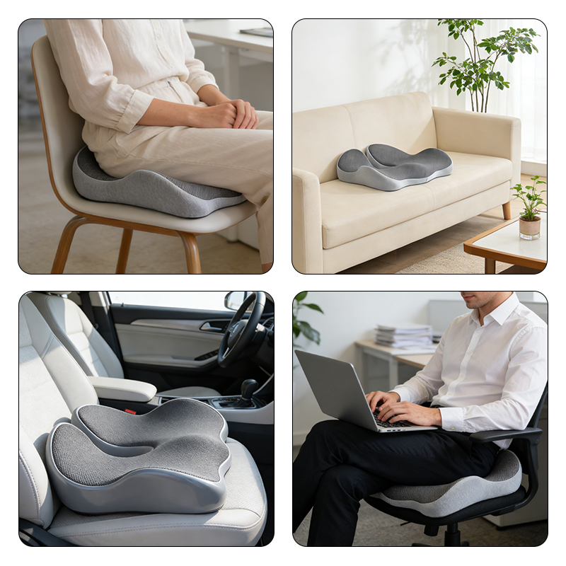 Portable Slow Rebound Memory F - Memory Foam Car Neck Pillow Lumbar Support 评论和价格